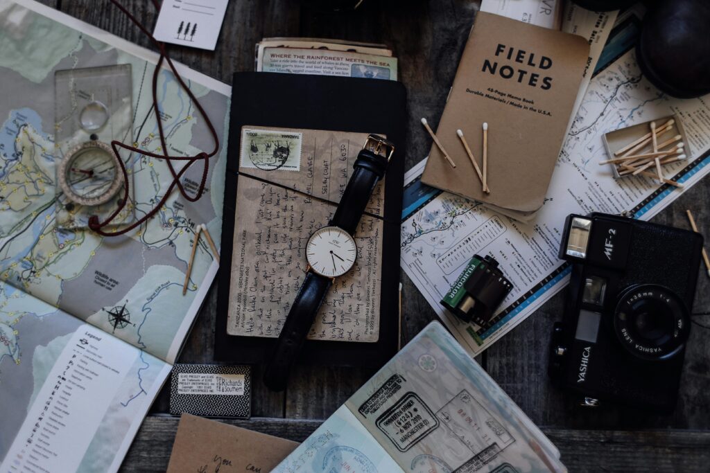 disorganized desk